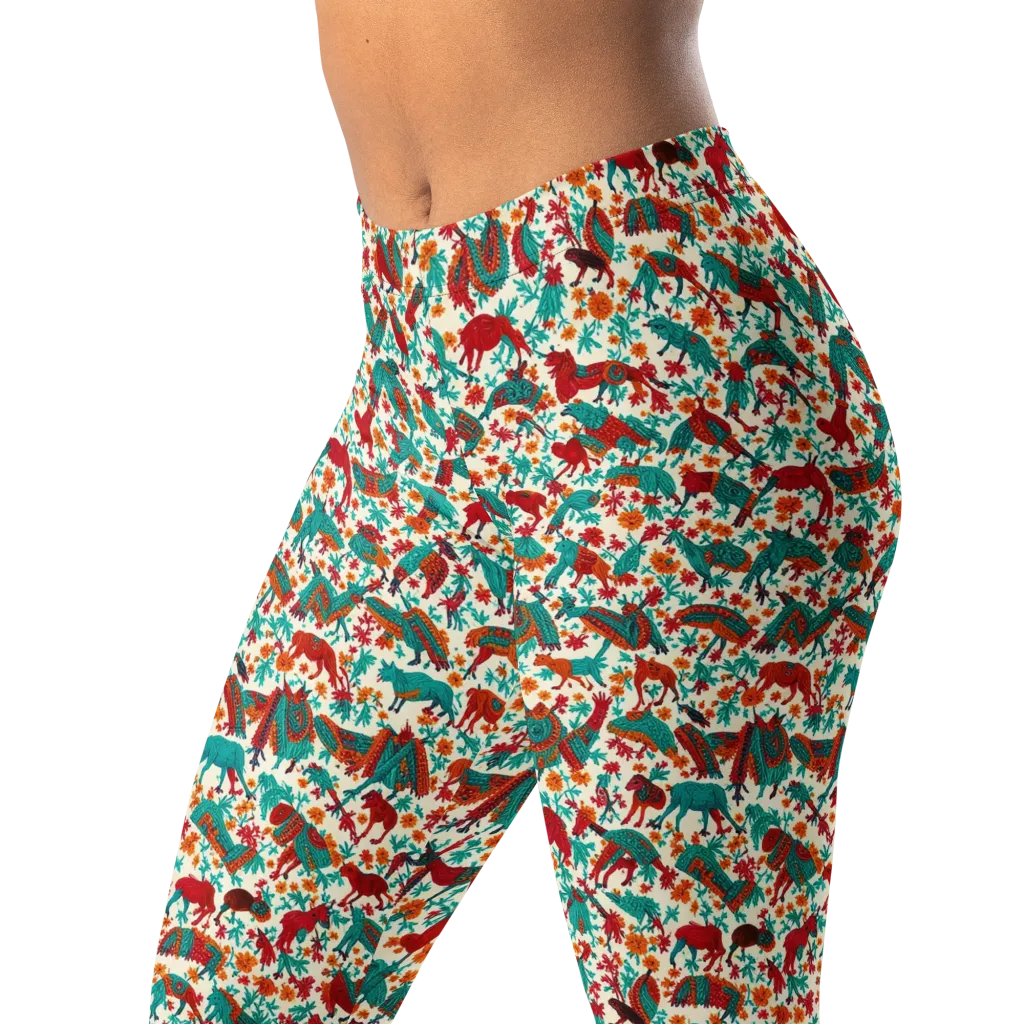 Desert Carnival on Leggings — Left Front