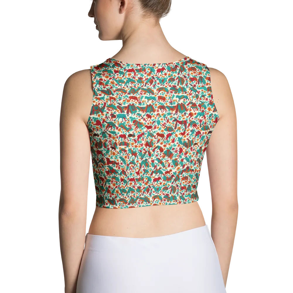 Desert Carnival on Crop Top — Back