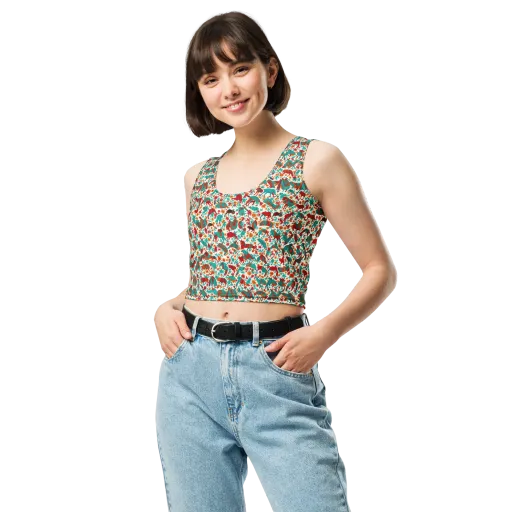 Desert Carnival on a Crop Top