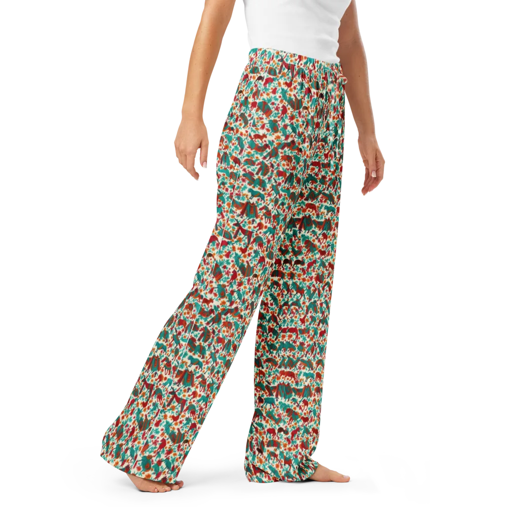 Desert Carnival on Women's Pajama Pants — Right Front