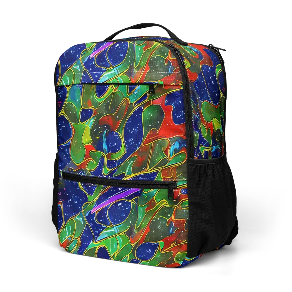 Acid Mosaic on Utility Backpack — Left Front