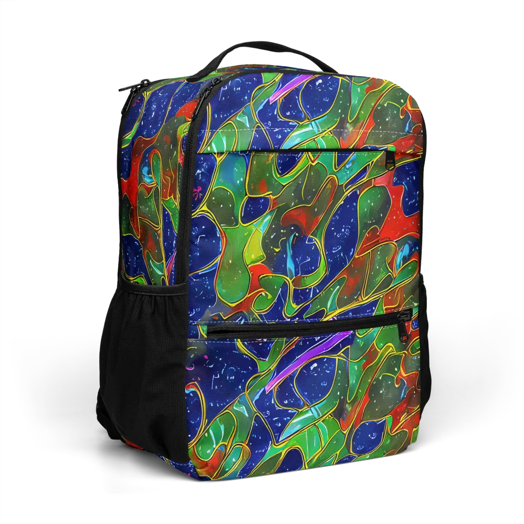Acid Mosaic on Utility Backpack — Right Front