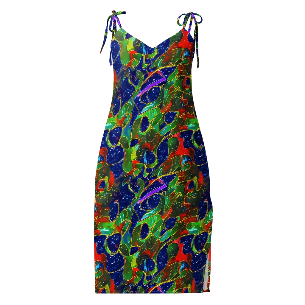 Acid Mosaic on Slip Dress — Front