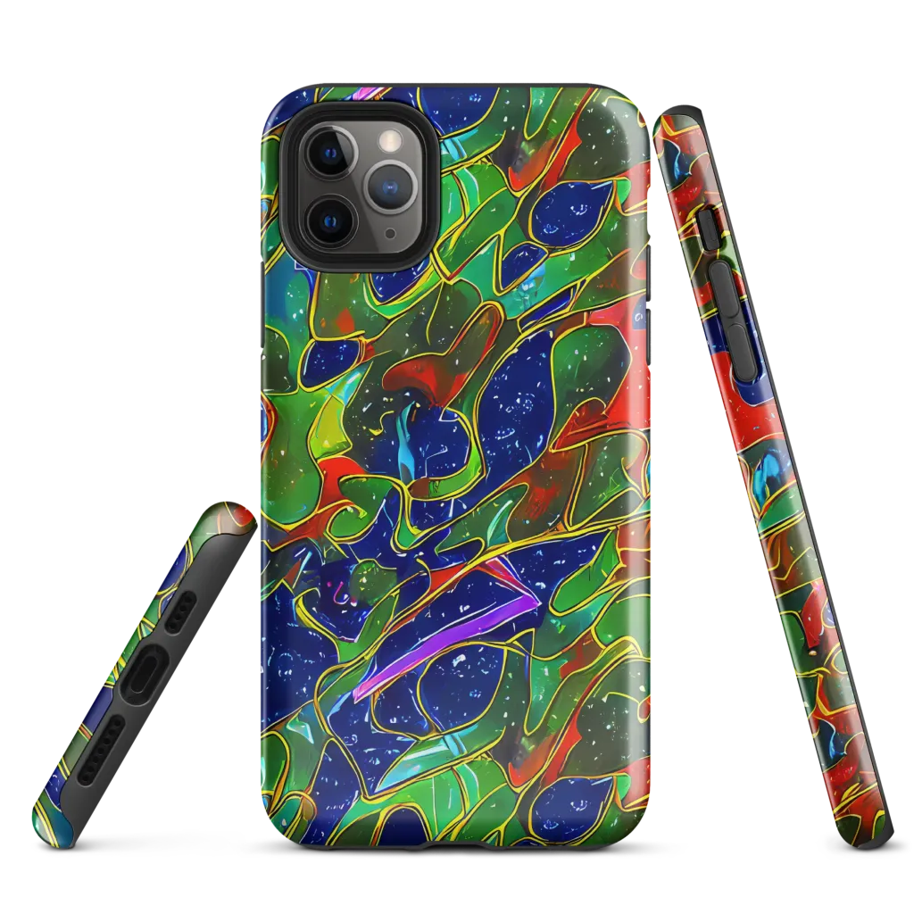 Acid Mosaic on Tough Case for iPhone® — Front
