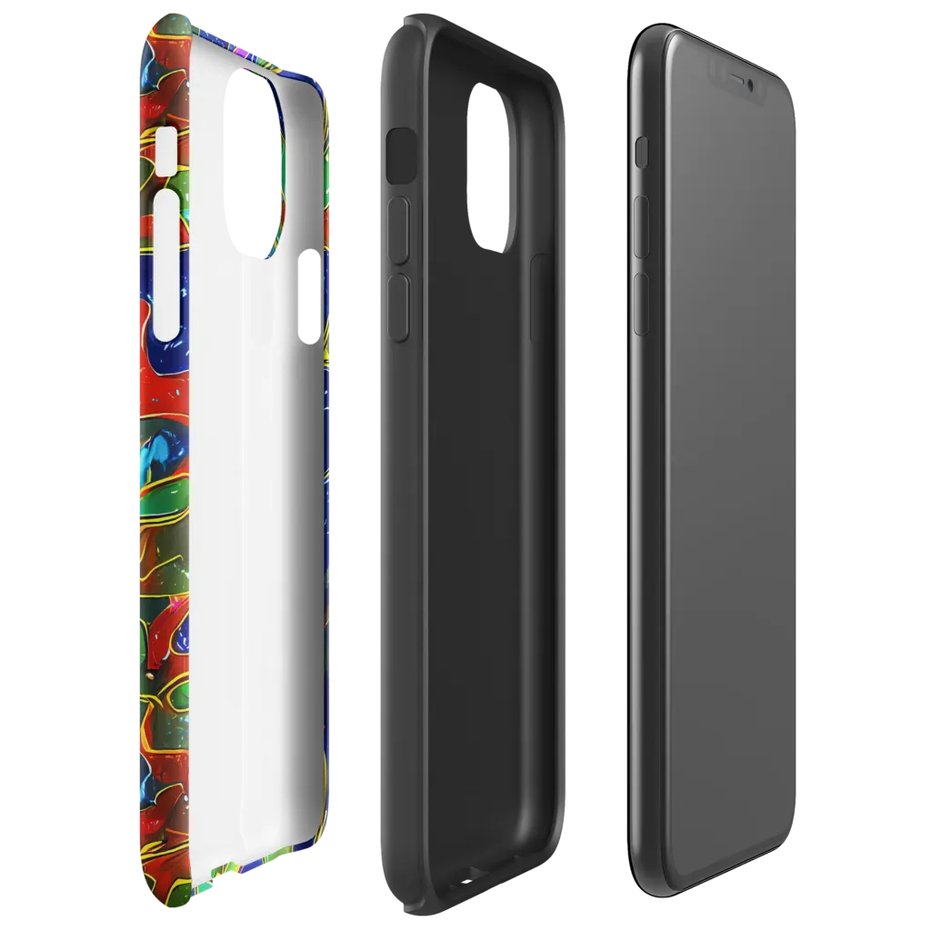 Acid Mosaic on Tough Case for iPhone® — Right