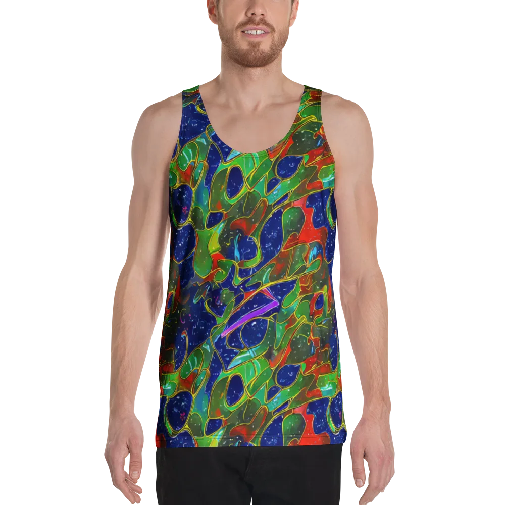 Acid Mosaic on Men's Tank Top — Front