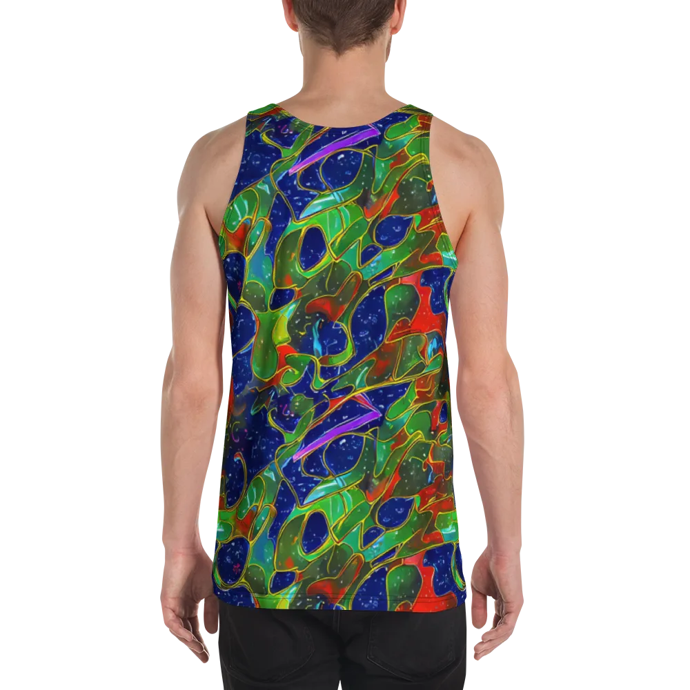 Acid Mosaic on Men's Tank Top — Back