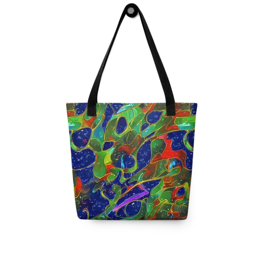 Acid Mosaic on a Tote Bag