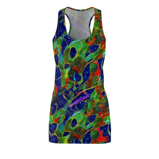 Acid Mosaic on a Racerback Dress