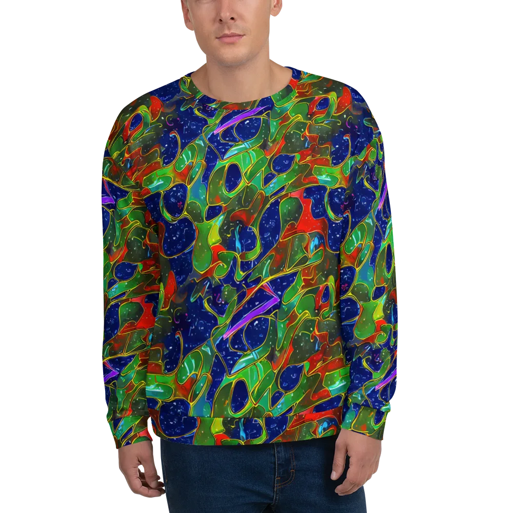 Acid Mosaic on Sweatshirt — Front