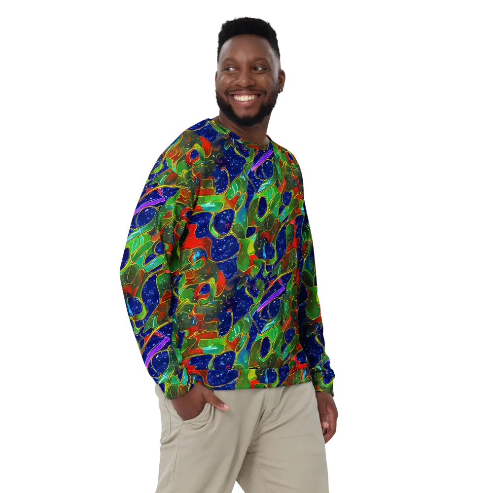 Acid Mosaic on Sweatshirt — Front