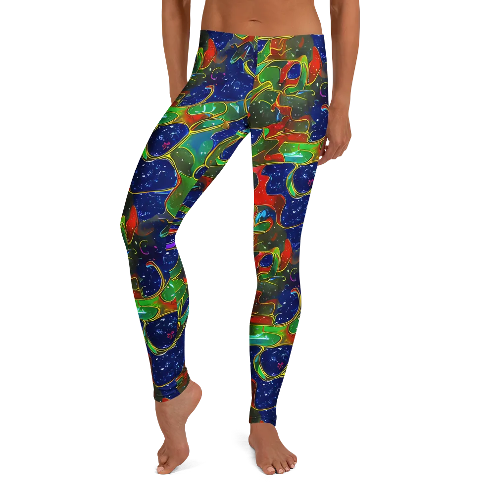 Acid Mosaic on Leggings — Front