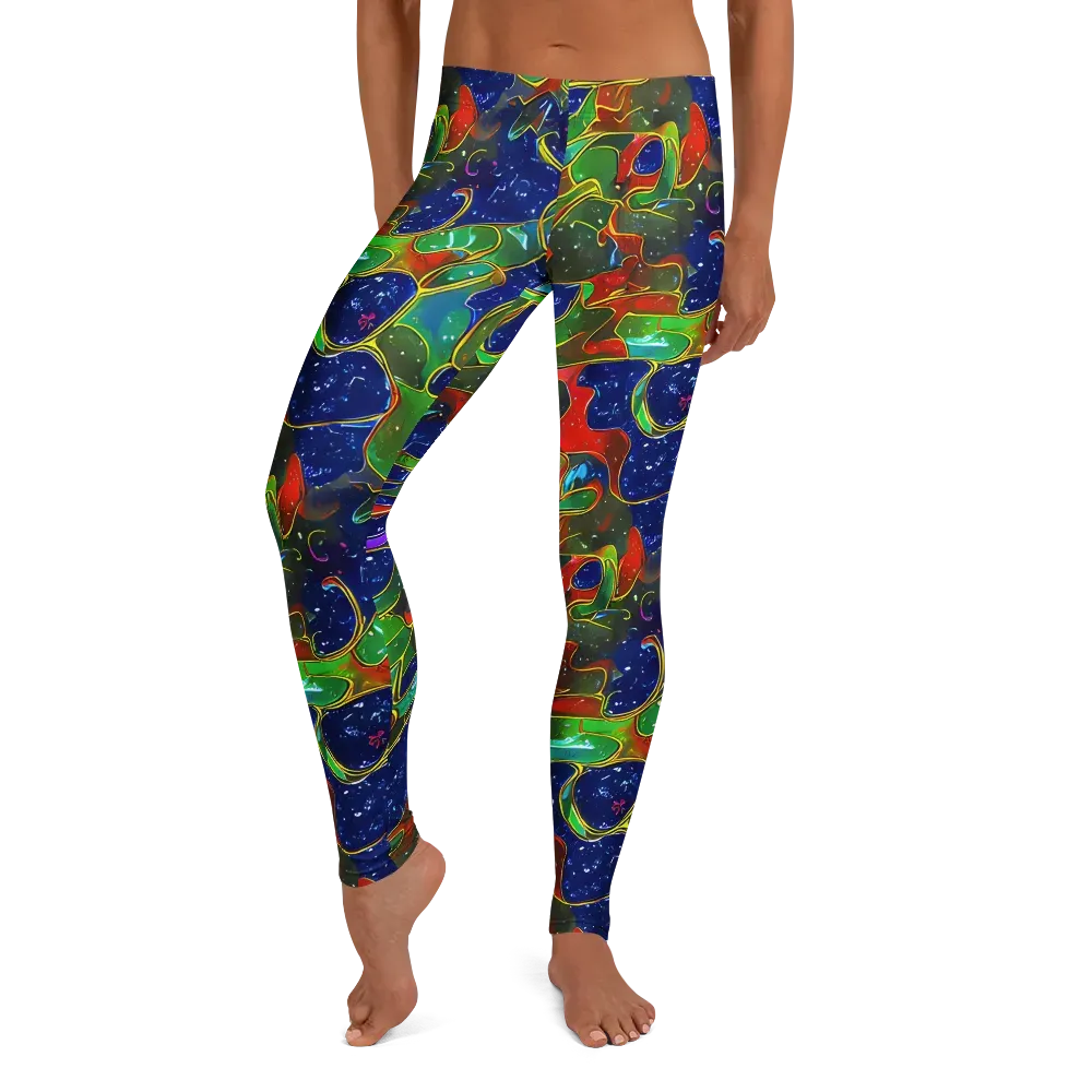 Acid Mosaic on Leggings — Front