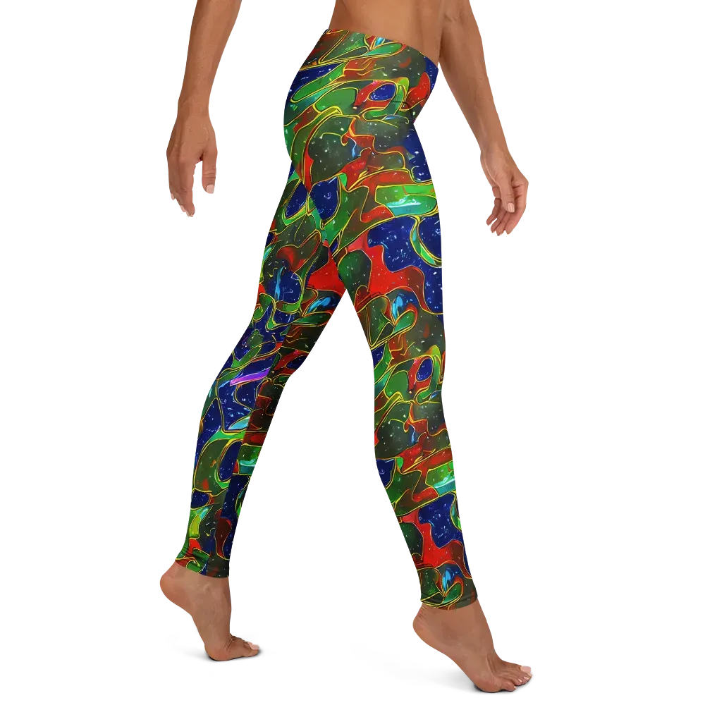 Acid Mosaic on Leggings — Right