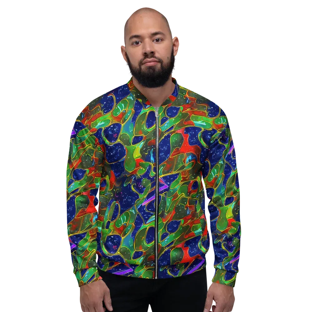 Acid Mosaic on Bomber Jacket — Front