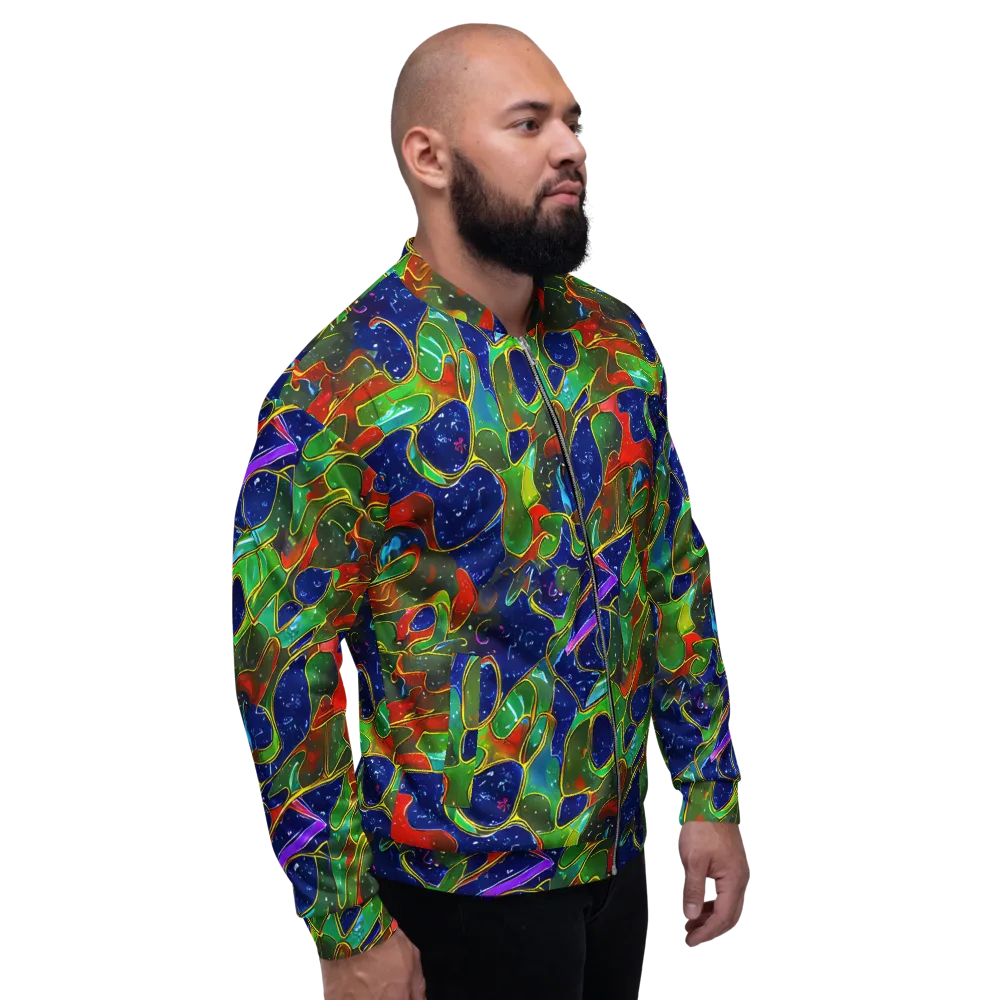 Acid Mosaic on Bomber Jacket — Right
