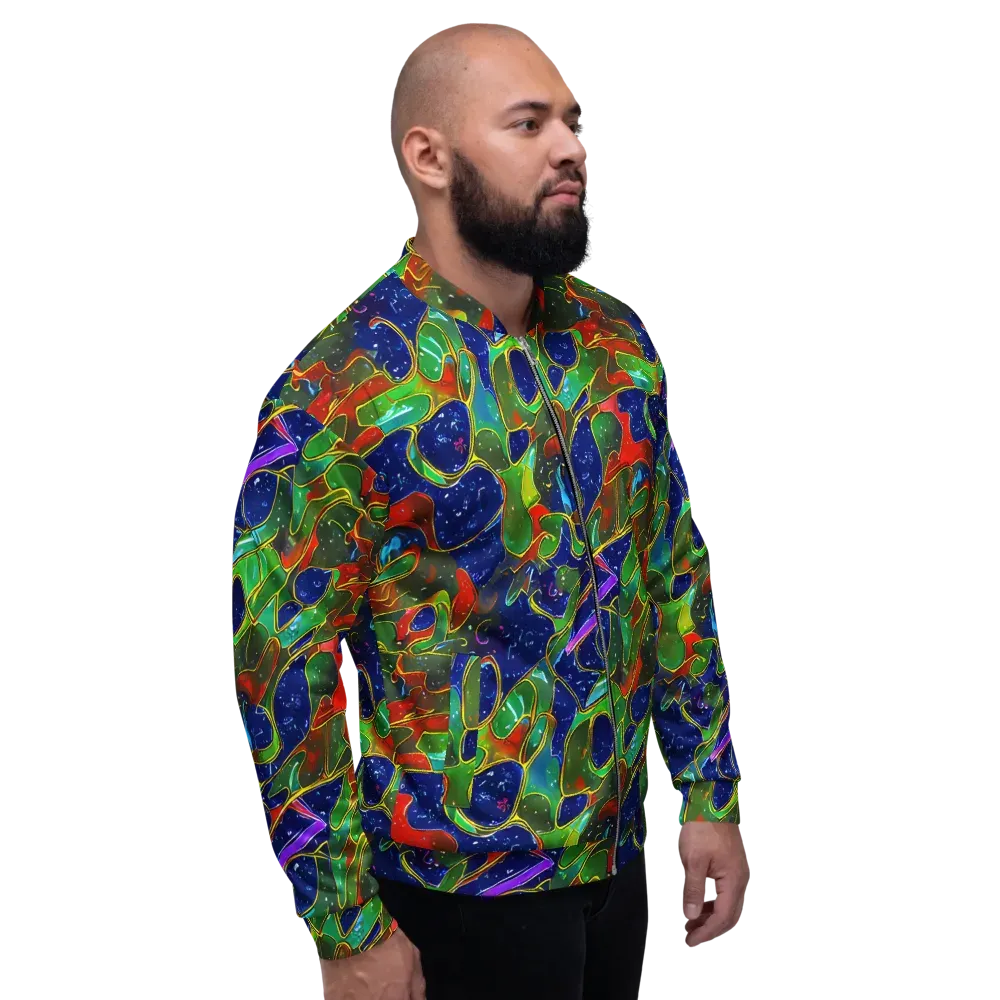 Acid Mosaic on Bomber Jacket — Right