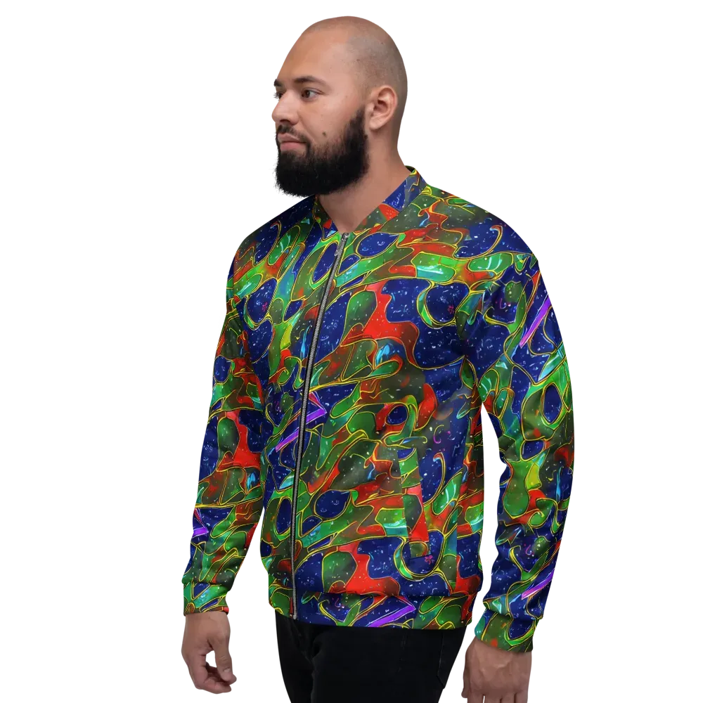 Acid Mosaic on Bomber Jacket — Left