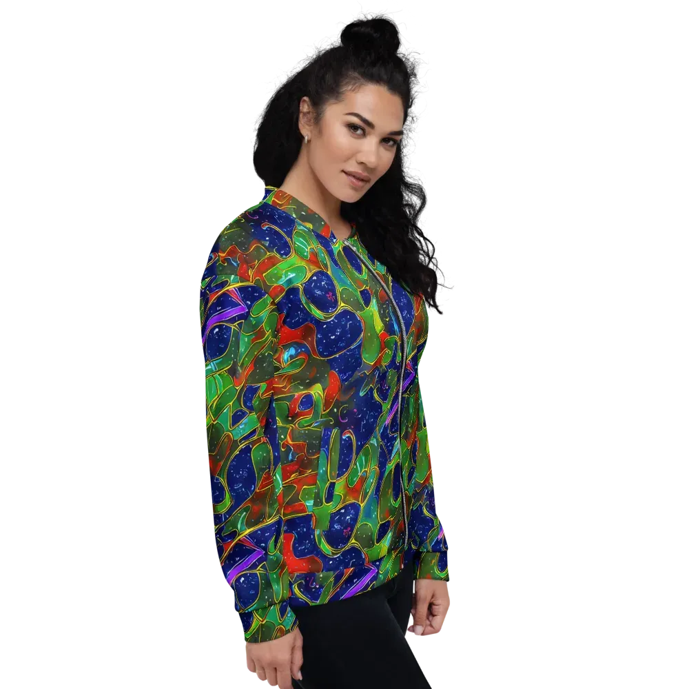 Acid Mosaic on Bomber Jacket — Right