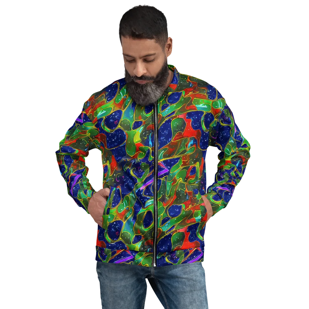 Acid Mosaic on Bomber Jacket — Front