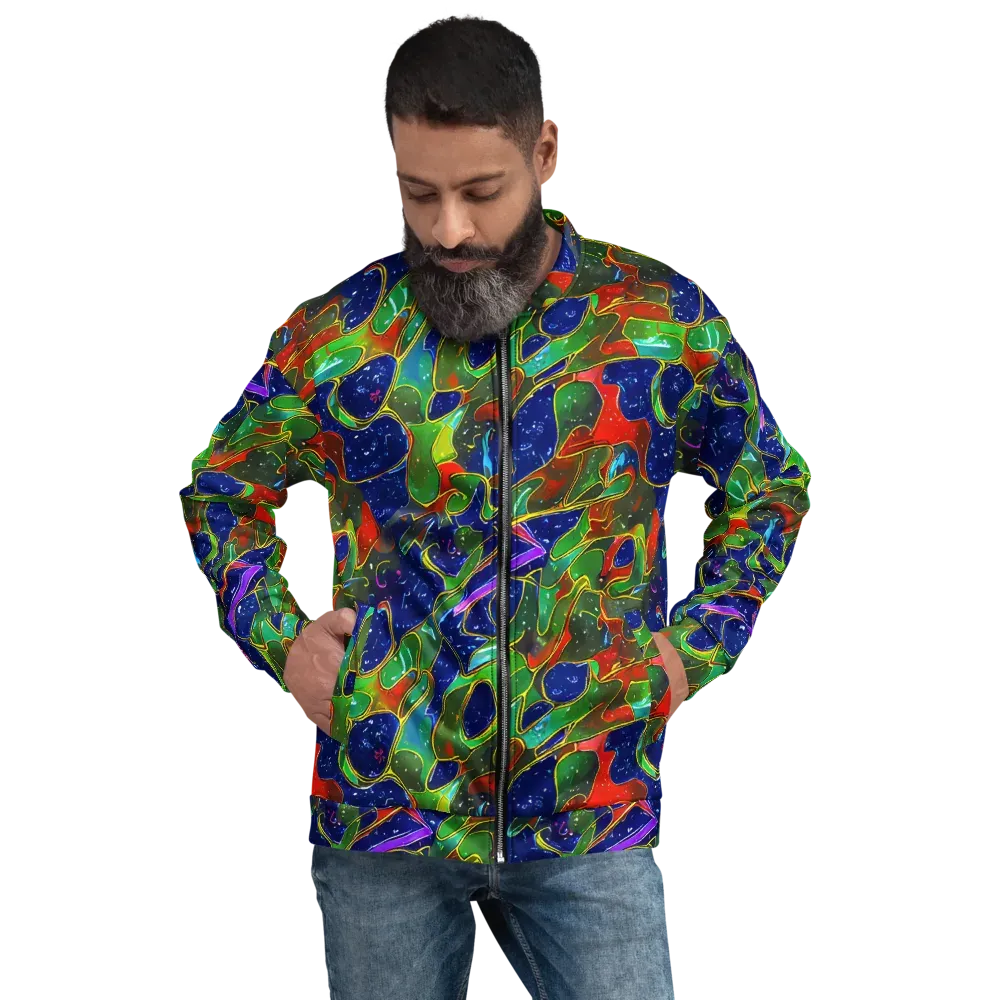 Acid Mosaic on Bomber Jacket — Front