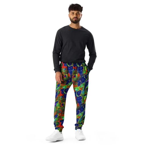 Acid Mosaic on a Men's Joggers