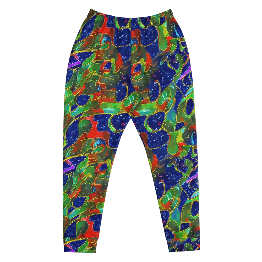 Acid Mosaic on Men's Joggers — Front