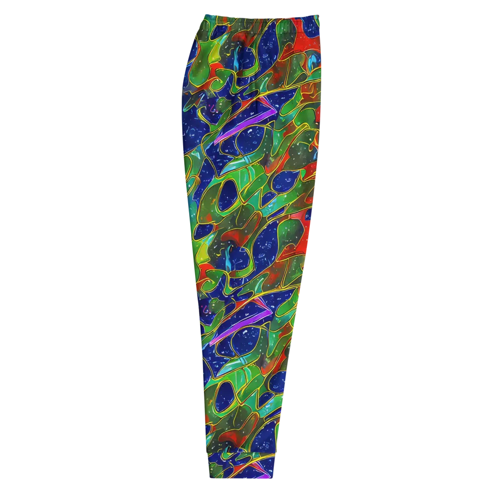 Acid Mosaic on Men's Joggers — Right