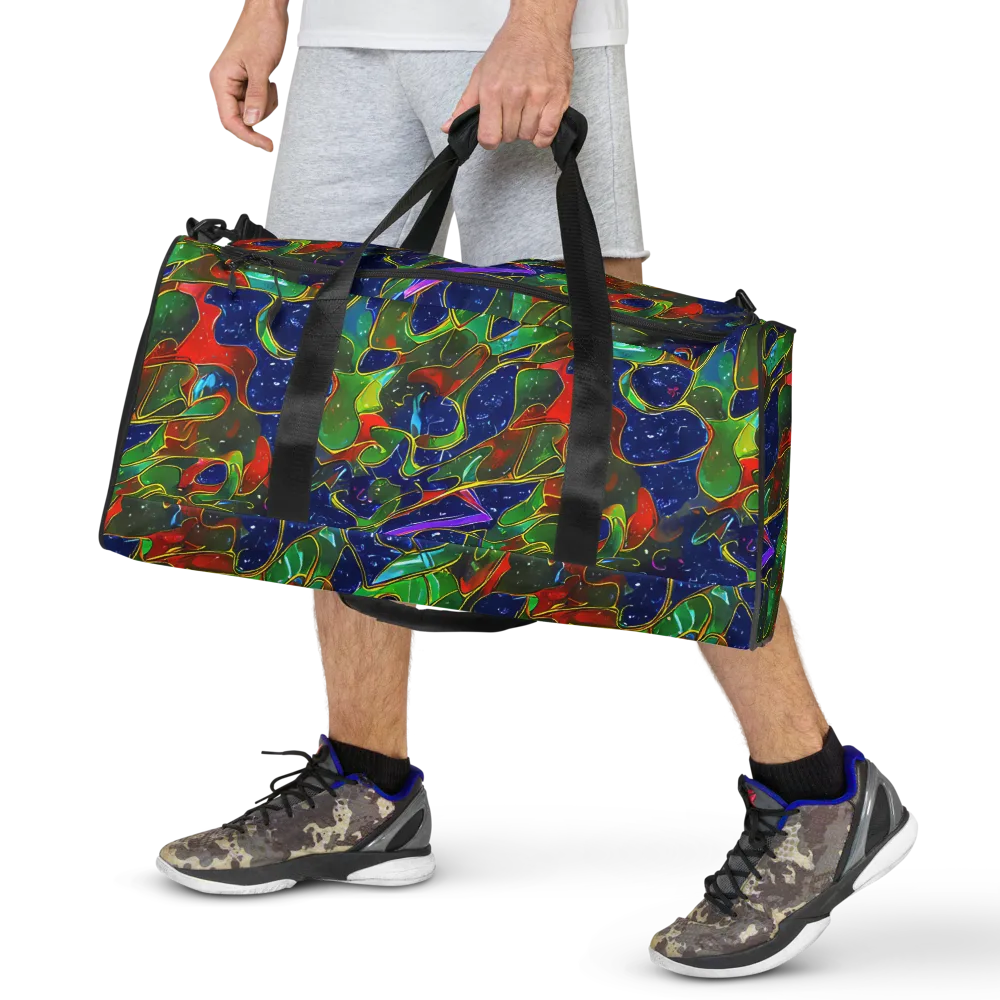 Acid Mosaic on Duffle Bag — Front