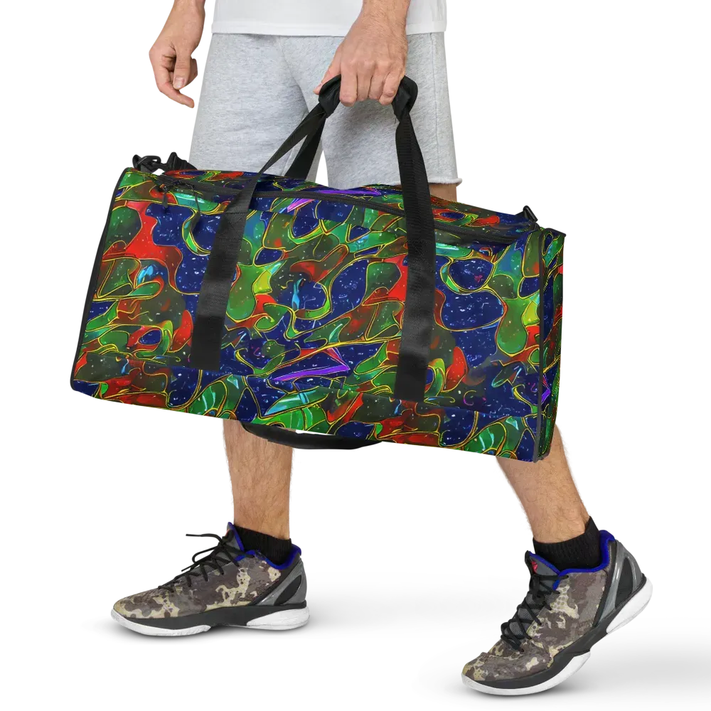 Acid Mosaic on Duffle Bag — Front