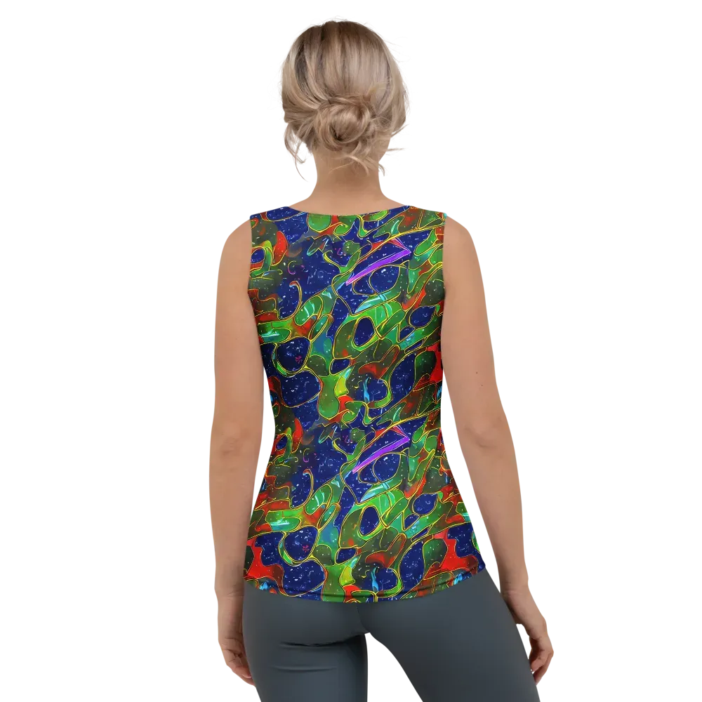 Acid Mosaic on Women's Tank Top — Back
