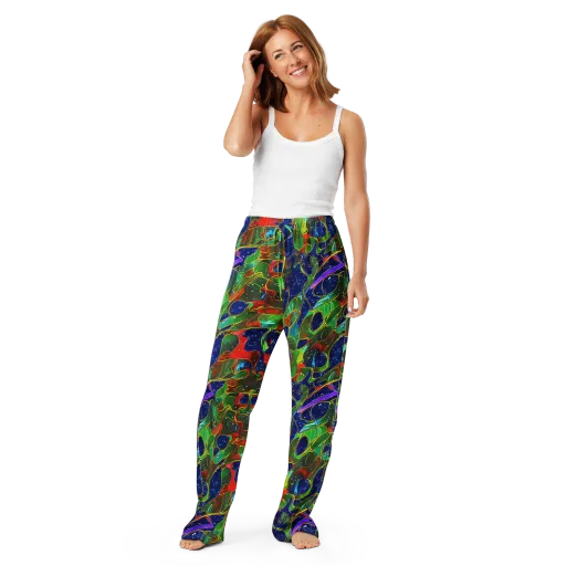 Acid Mosaic on a Women's Pajama Pants