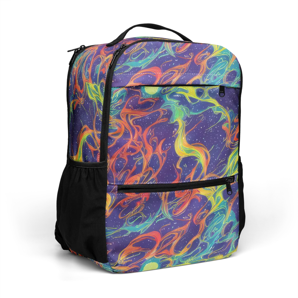 Prismatic Galaxy on Utility Backpack — Right Front