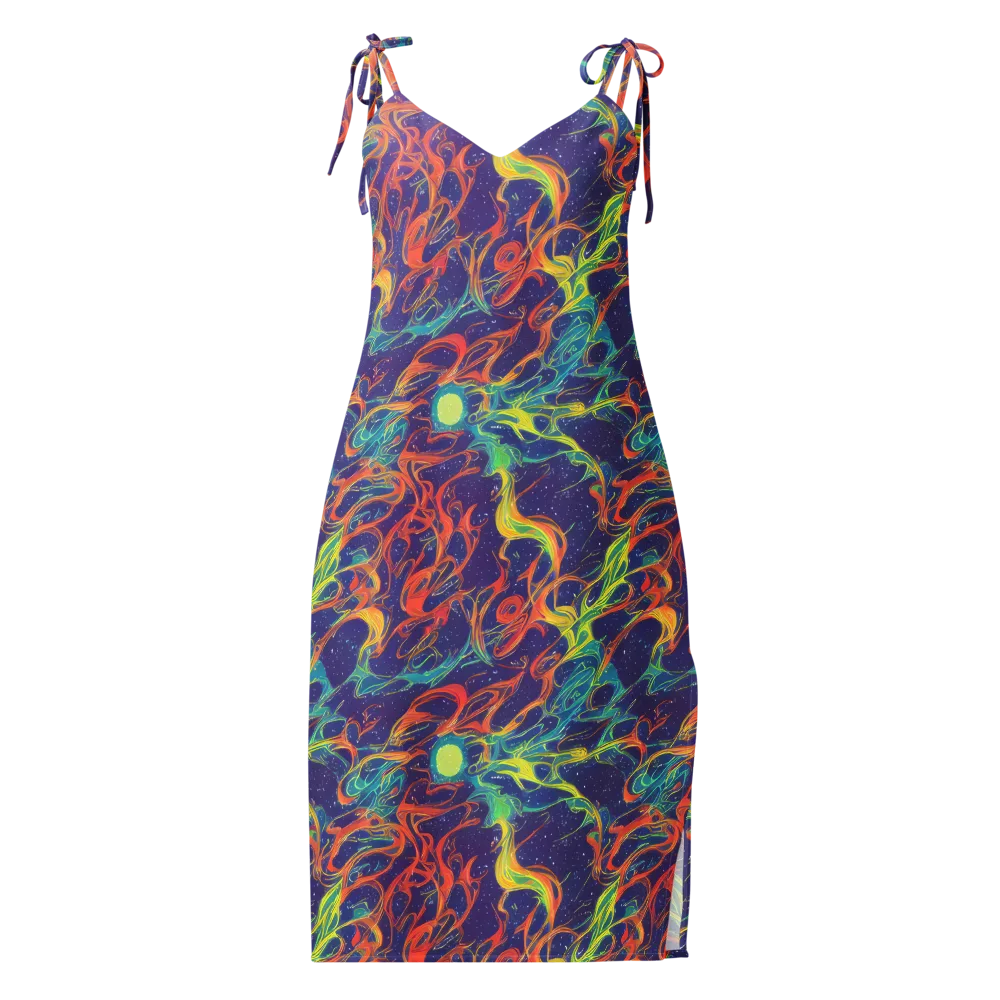 Prismatic Galaxy on Slip Dress — Front