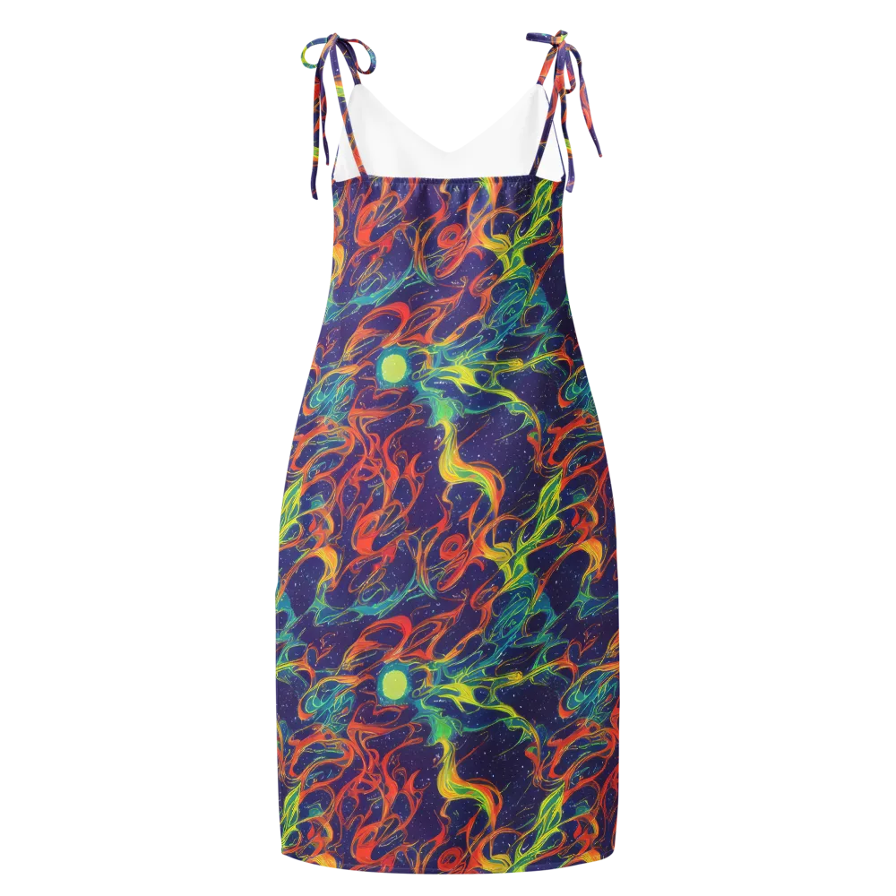 Prismatic Galaxy on Slip Dress — Back