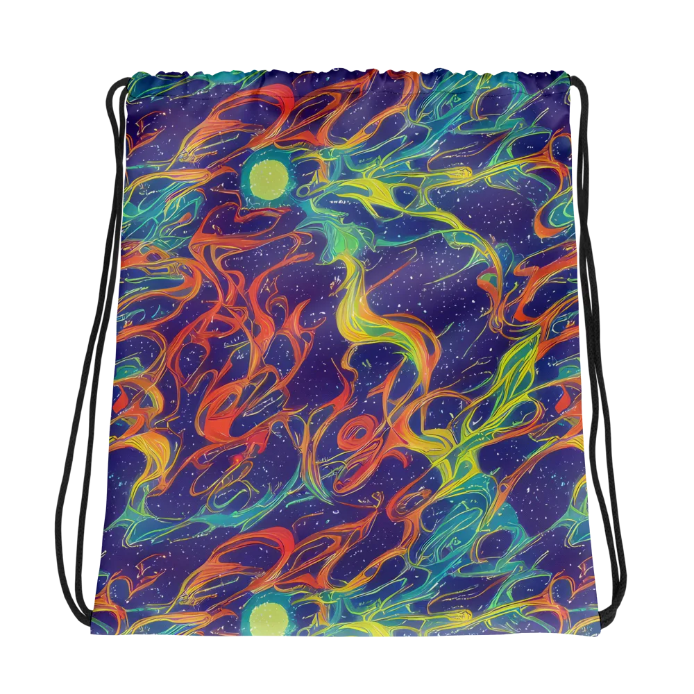 Prismatic Galaxy on Drawstring Bag — Photo