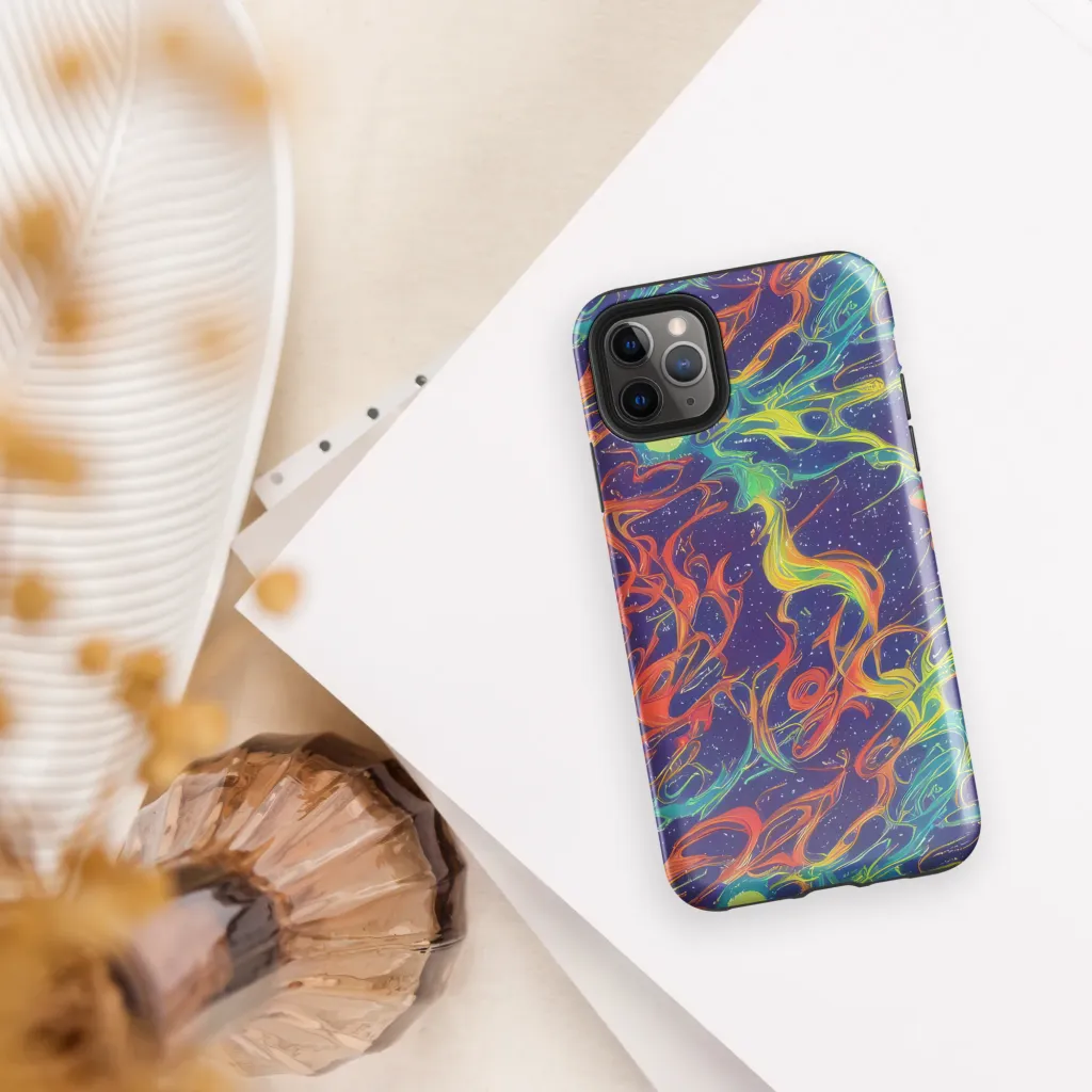 Prismatic Galaxy on Tough Case for iPhone® — Front