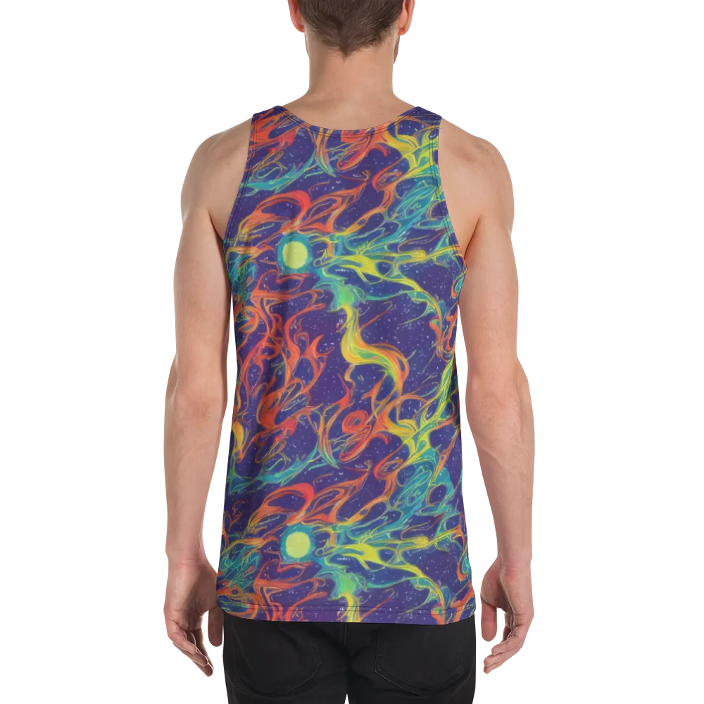 Prismatic Galaxy on Men's Tank Top — Back