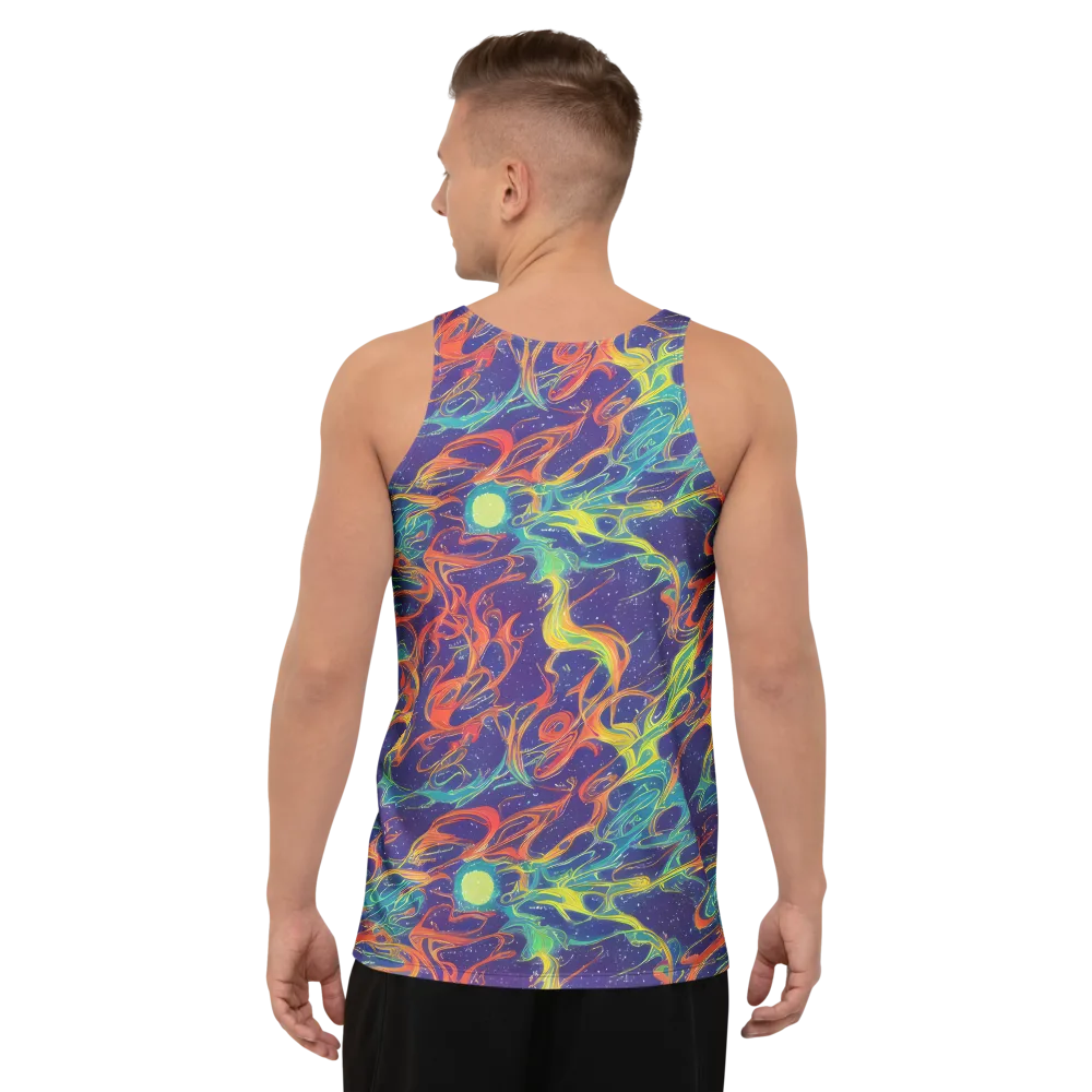 Prismatic Galaxy on Men's Tank Top — Back