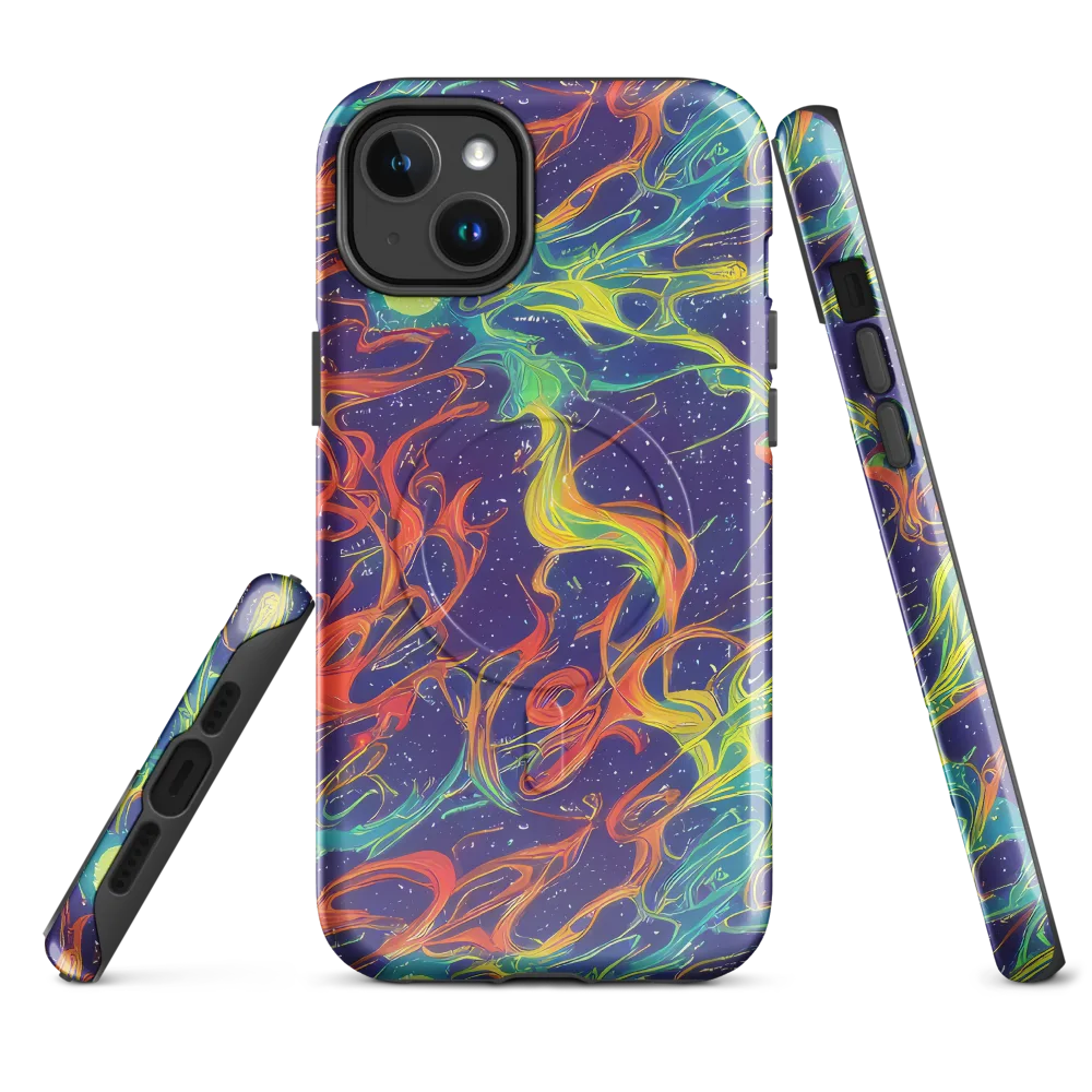 Prismatic Galaxy on MagSafe Tough Case for iPhone® — Front