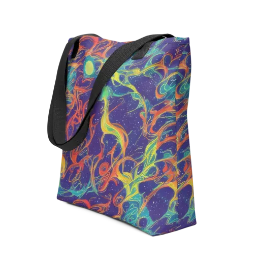 Prismatic Galaxy on a Tote Bag