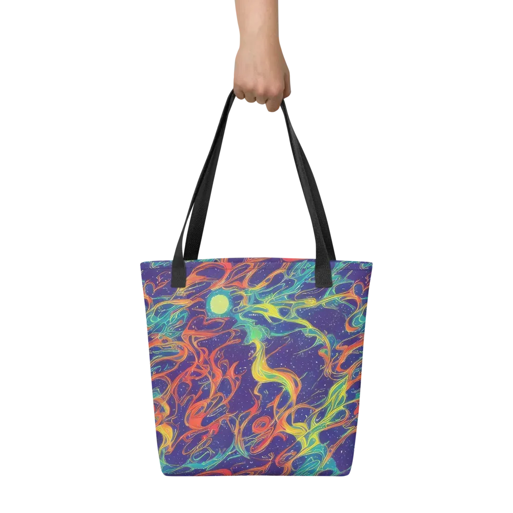 Prismatic Galaxy on Tote Bag — Front