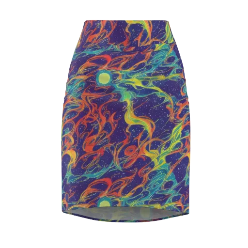 Prismatic Galaxy on a Pencil Skirt