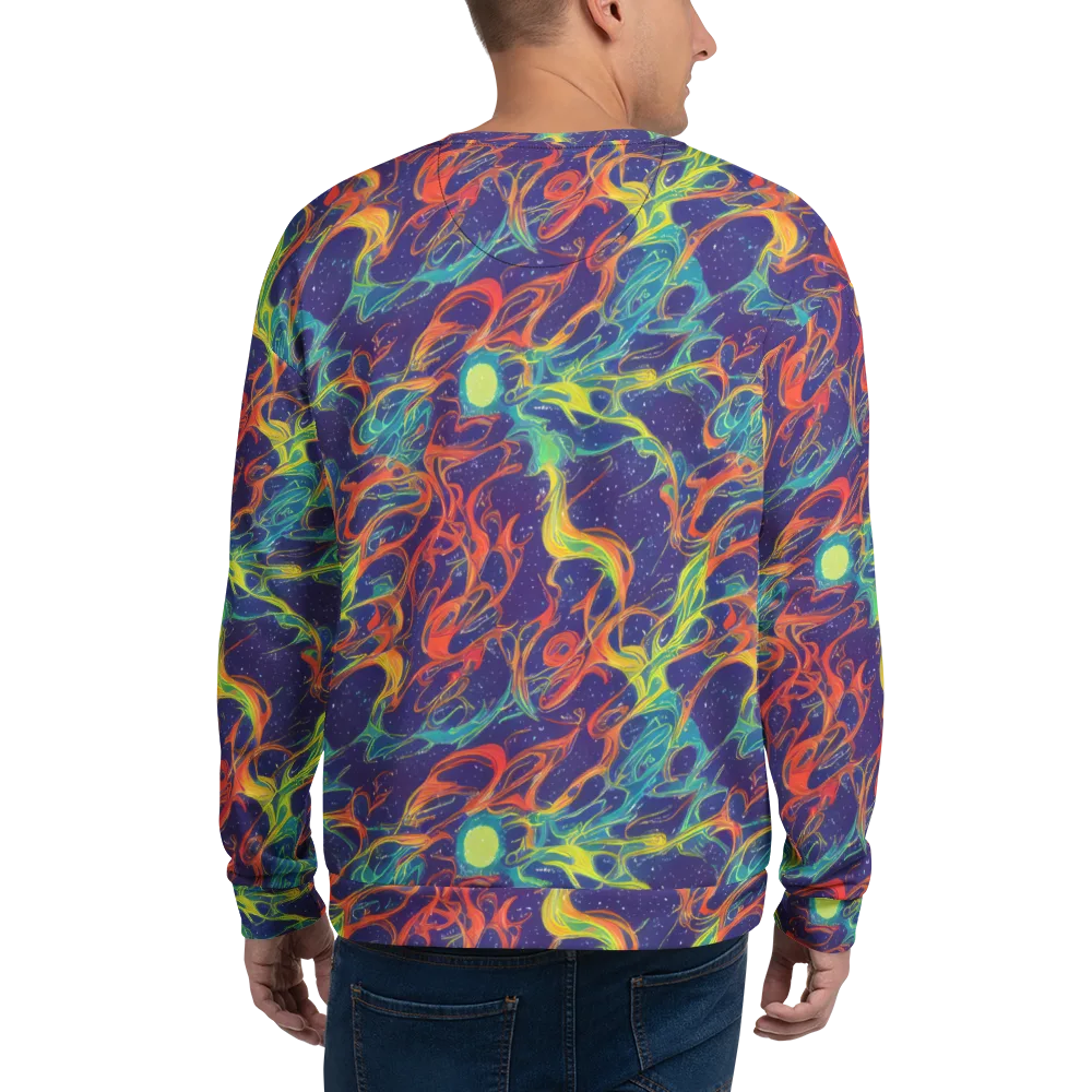 Prismatic Galaxy on Sweatshirt — Back