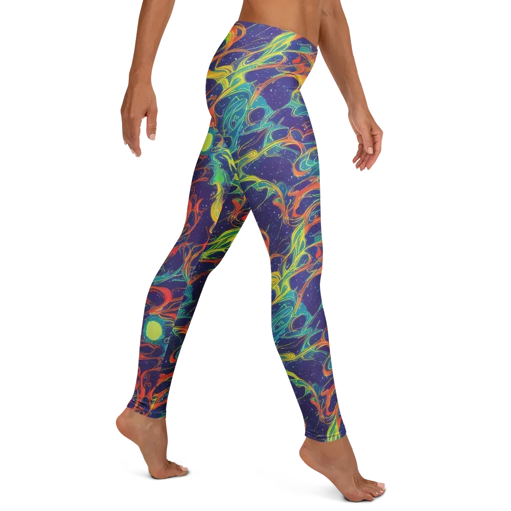 Prismatic Galaxy on Leggings — Right
