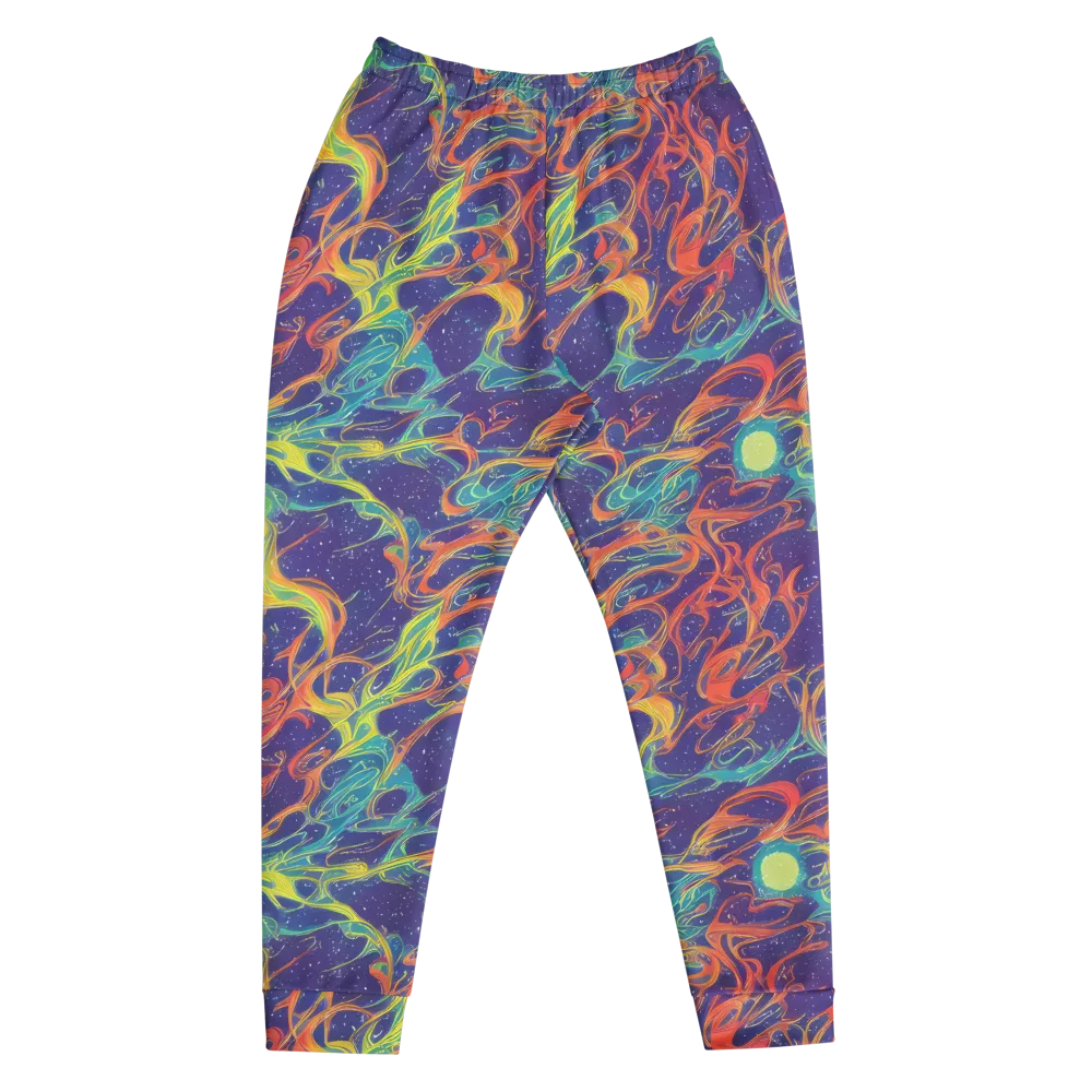 Prismatic Galaxy on Men's Joggers — Front