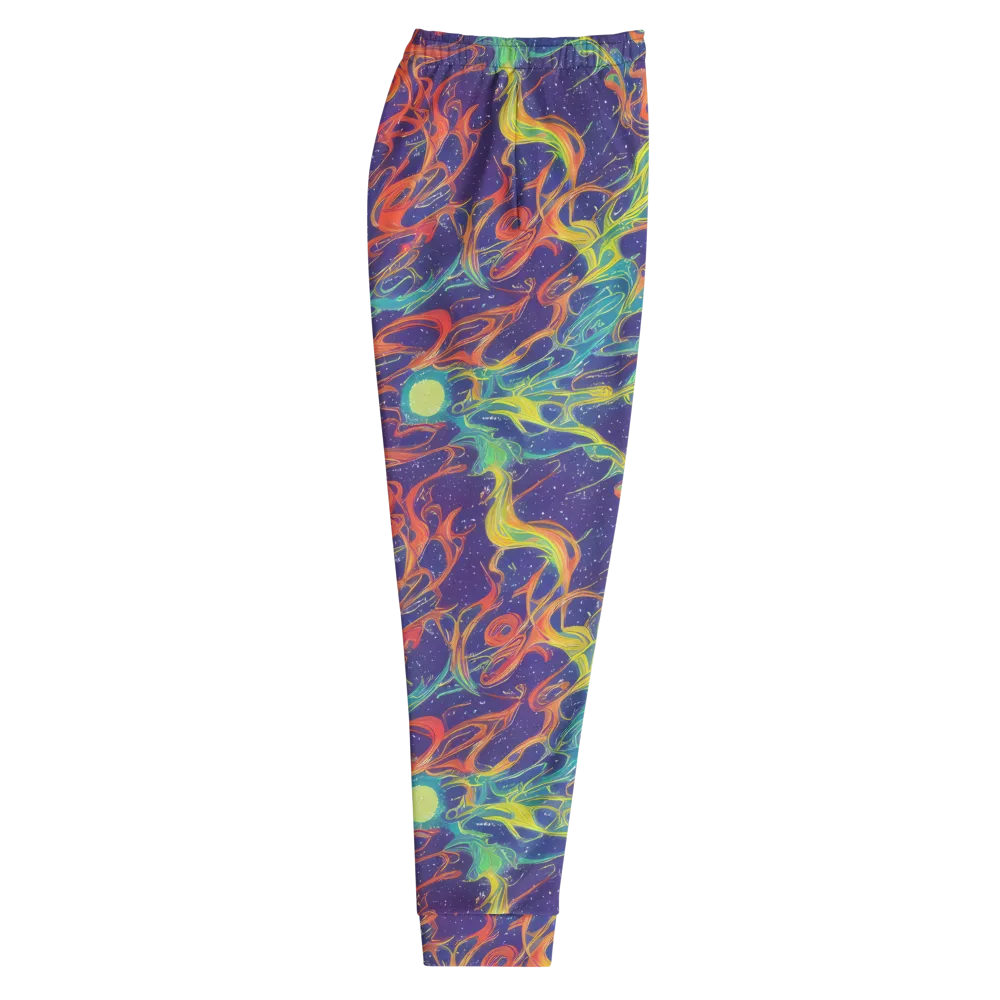 Prismatic Galaxy on Men's Joggers — Right
