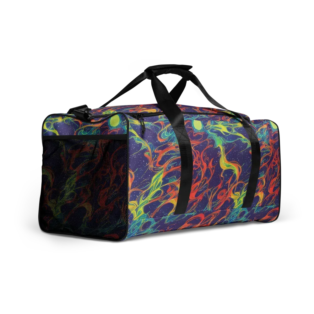 Prismatic Galaxy on Duffle Bag — Right Front