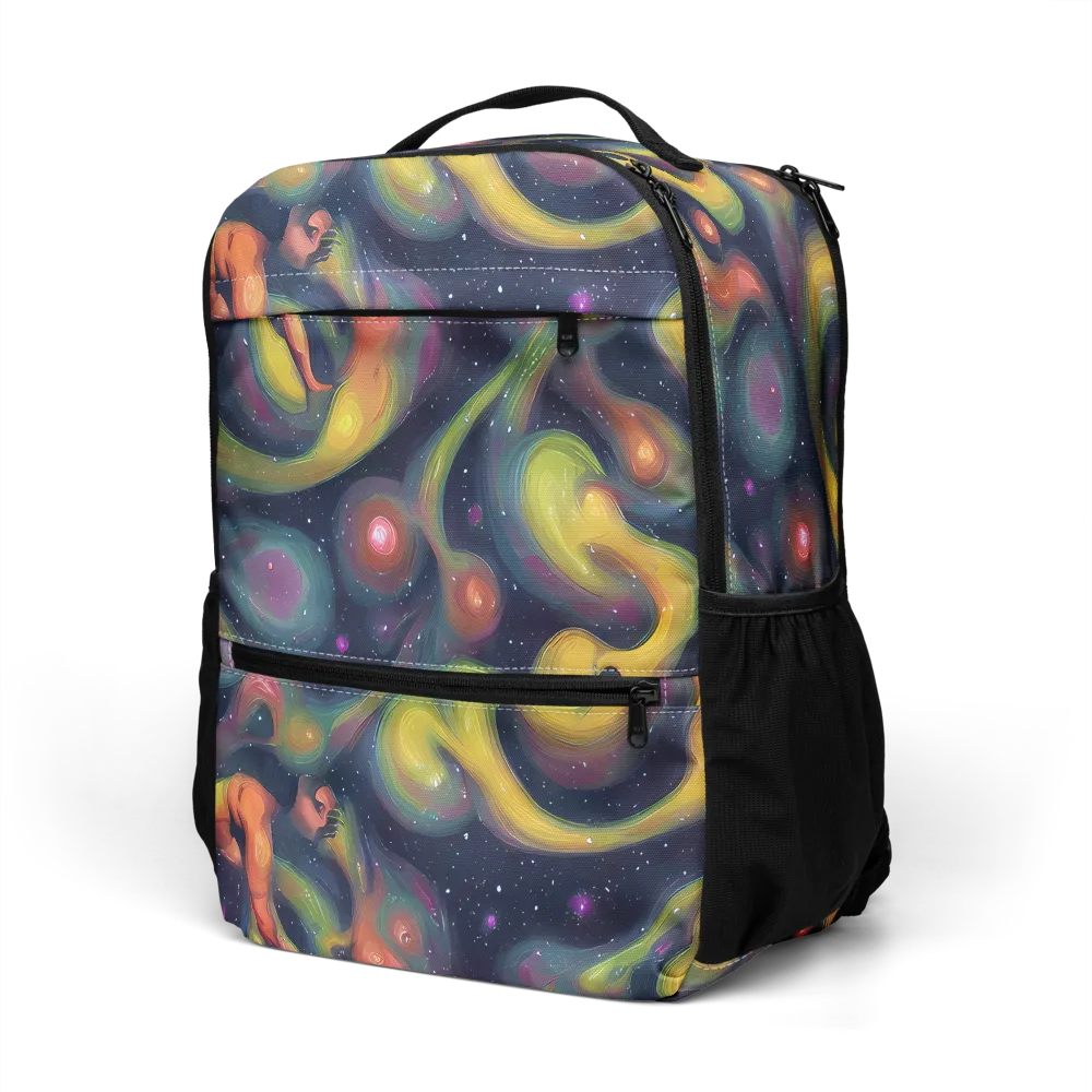 Aurora Ribbons on Utility Backpack — Left Front