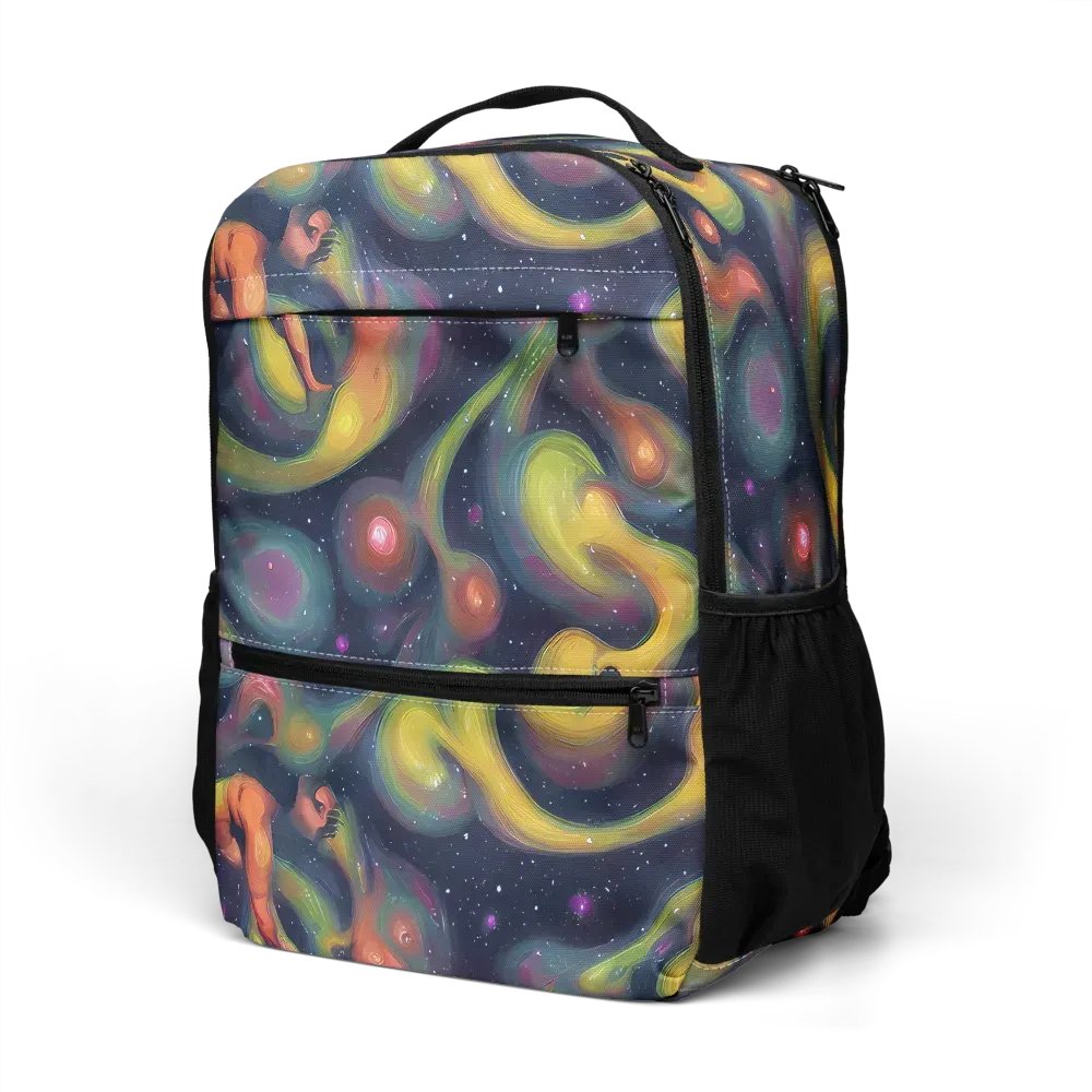 Aurora Ribbons on Utility Backpack — Left Front